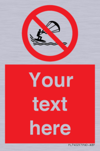 Custom No kite surfing